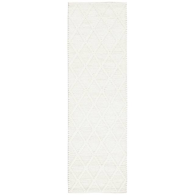 SAFAVIEH Handmade Natura Qiong Wool/ Viscose Trellis Rug