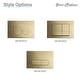 preview thumbnail 16 of 27, Swiss Madison Wall Mount Toilet Actuator Flush Push button Plate