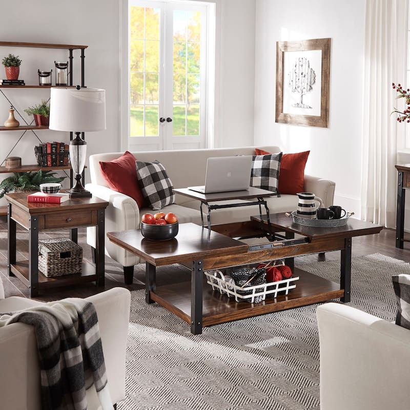 Richter Wood Finish Table Set by iNSPIRE Q Classic