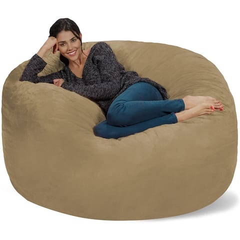 Bean Bag Chair 5-foot Memory Foam Removable Cover Bean Bags