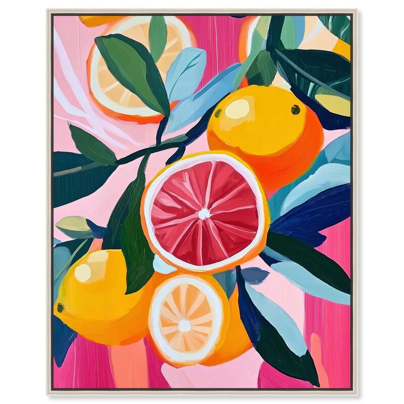Juicy Paradox I Canvas by Art Remedy - 30" x 36" - Silver