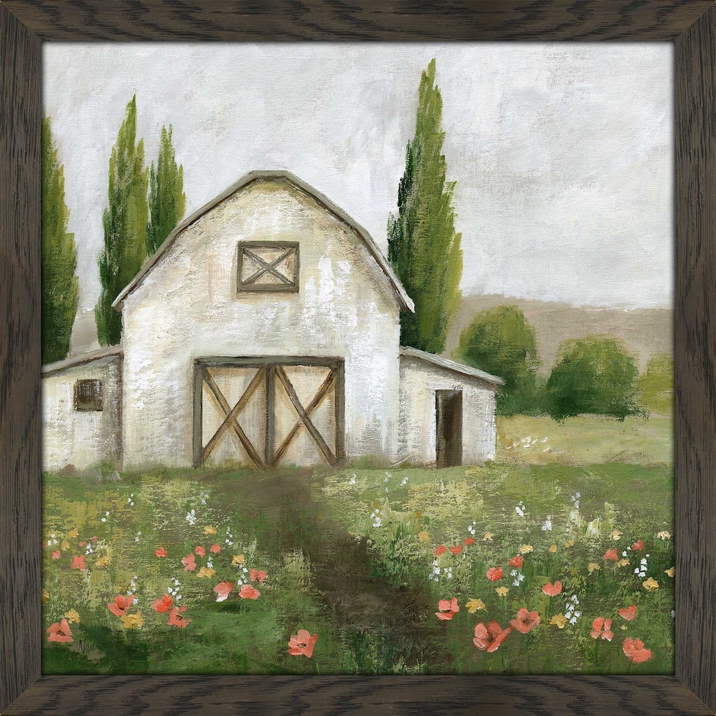 "Country Barn I" by Nan Print on Acrylic