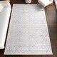preview thumbnail 1 of 10, Nuloom Grier SplashGuard Diamond Machine Washable Area Rug 2' 6" x 8' - Light Grey - Runner