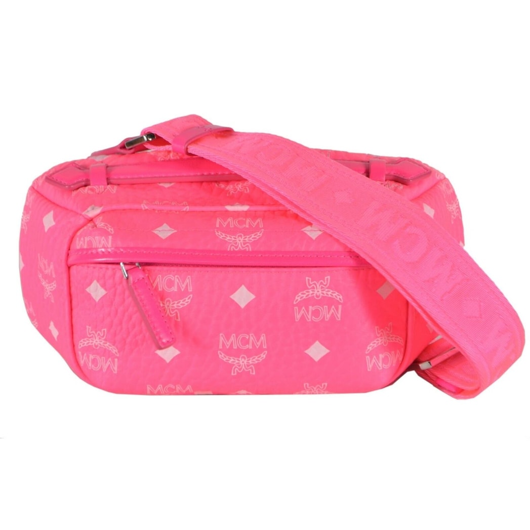 mcm sling bag pink