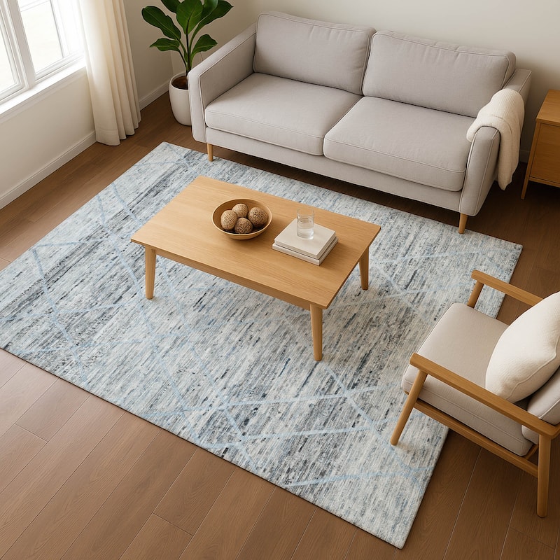 Premium Washable Super Soft Modern Global Mayfield Rug