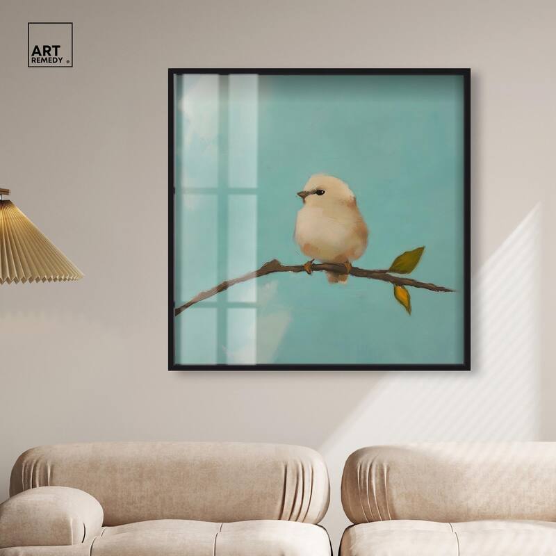 Azure Avian Shadowbox by Art Remedy