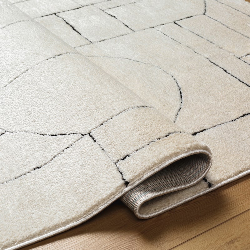 Livabliss Freud Modern Abstract Lines Area Rug