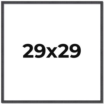 29x29 Frame Brown Picture Frame - Modern Photo Frame Includes UV