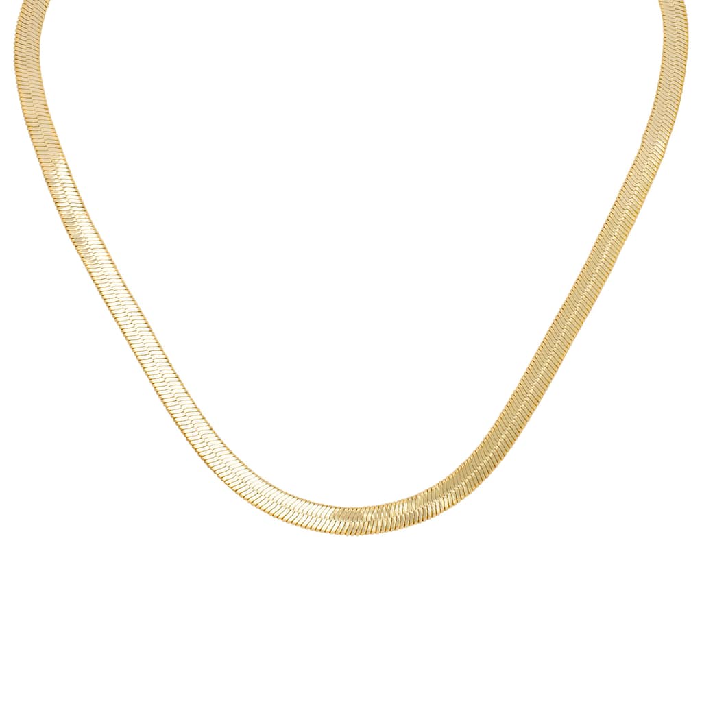 Victoria Townsend Gold Plated Herringbone Chain Necklace