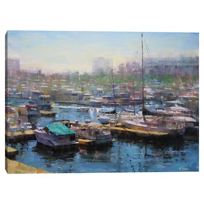 Harbor by Mark Lague Canvas Art Print