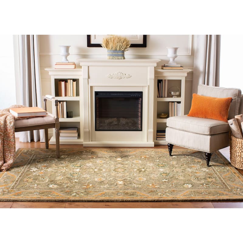 SAFAVIEH Handmade Antiquity Talvikki Traditional Oriental Wool Rug