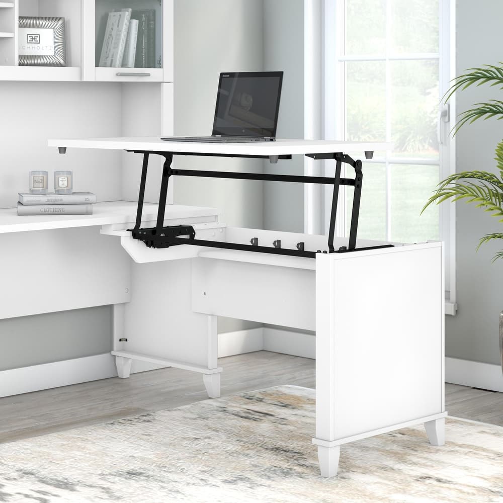 Bush Furniture Somerset 42W 3 Position Sit to Stand Return