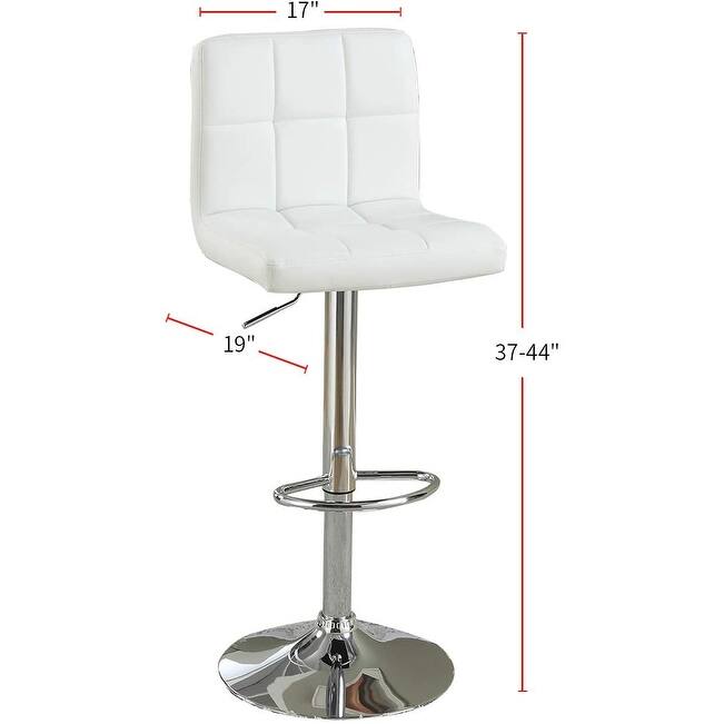 Bar Stools Set of 2, Adjustable Counter Height Barstools with Back, Armless Kitchen Island Chairs with Footrest