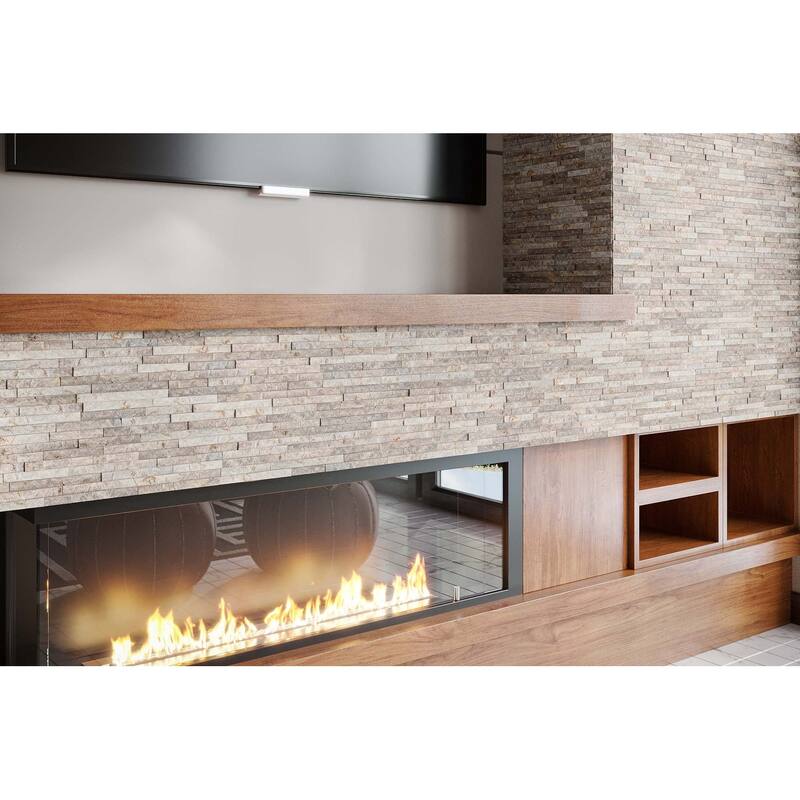 Cruz Bay Studio MKT2765 Slender Strip - 3" x 12" Brick Wall Tile -