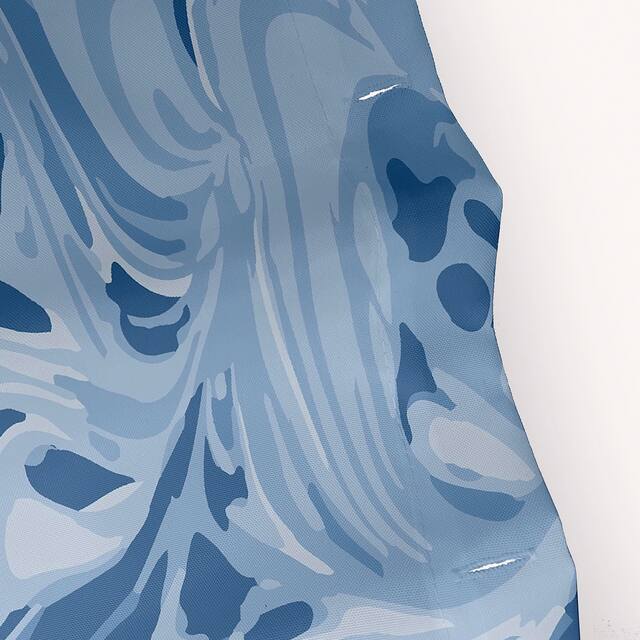71 x 74-inch Melange Geometric Print Shower Curtain