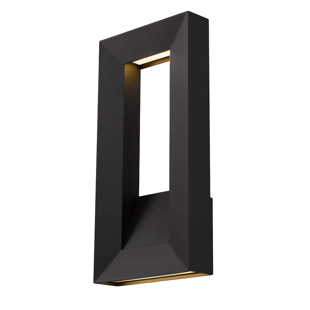 16 inch LED Wall Sconce - Black