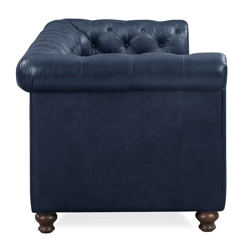 Poly & Bark Lyon 87" Sofa - Full Grain Genuine Italian Leather