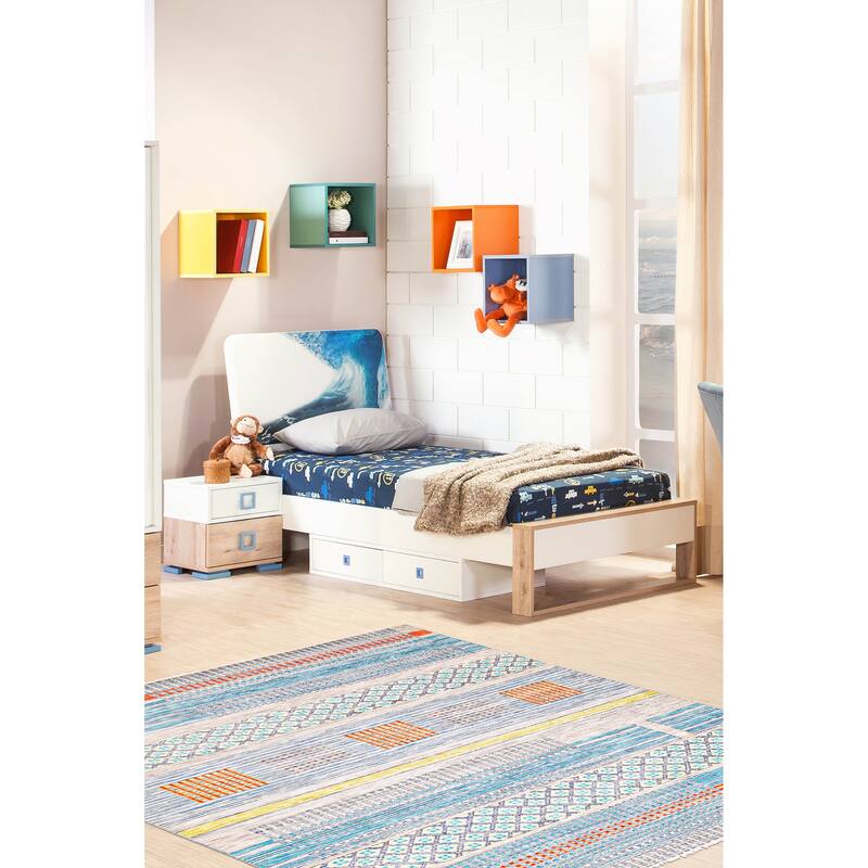 ECARPETGALLERY Hand-knotted Shalimar Grey Wool Rug - 7'9 x 9'10