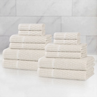 Superior Juno Viscose Cotton Blend 12 Piece Towel Set