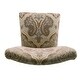 preview thumbnail 11 of 16, HomePop Blue and Brown Paisley Parson Chairs (Set of 2) - N/A