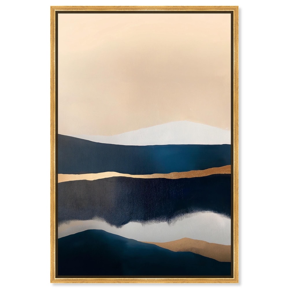 Golden Seam I Canvas by Art Remedy