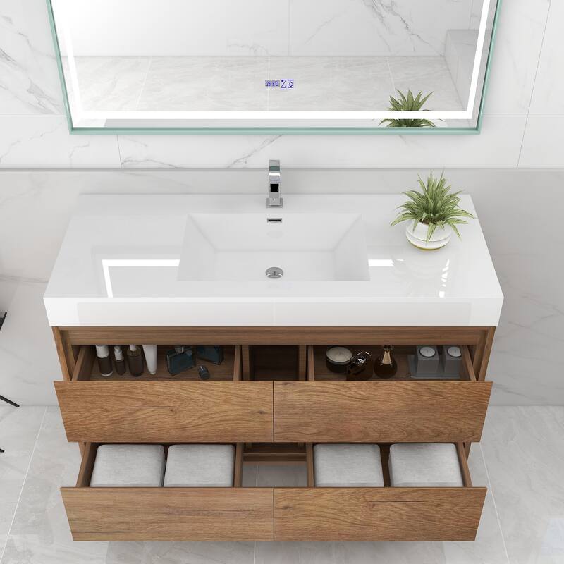 Morava 48" Floating Vanity with Single Sink - 48