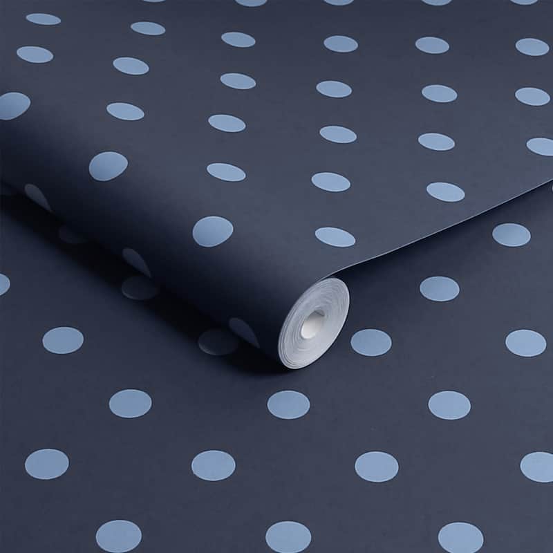 Cath Kidston Button Spot Navy