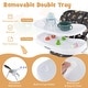 preview thumbnail 7 of 7, Baby High Chair w/ 7 Height & 3 Footrest Adjustable Cup holder 2