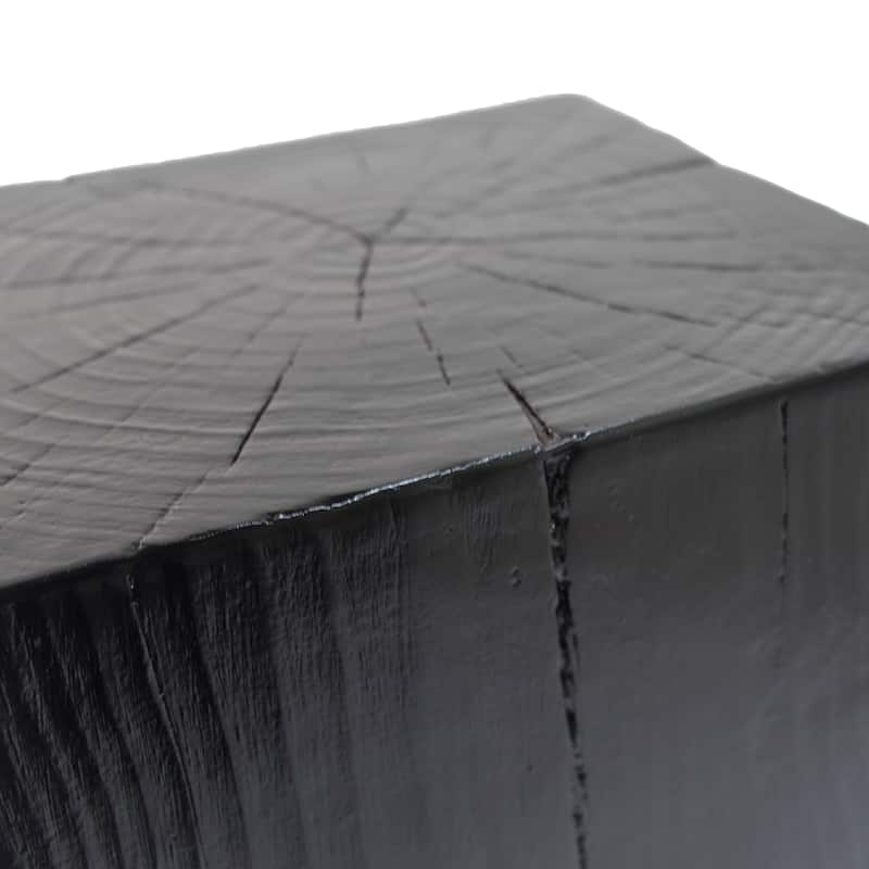Christopher Knight Home - Everhart 27.75"H Outdoor Indoor Wood Look MGO Fiberglass End Table