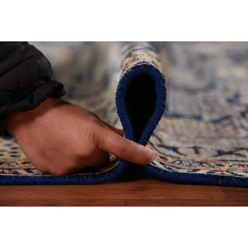 Vegetable Dye Ziegler Oriental Rug Handmade Wool Carpet - 7'9"x 9'9"