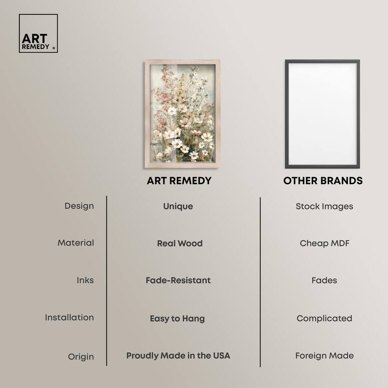 Heirloom Blossoms I Shadowbox by Art Remedy