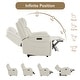 preview thumbnail 45 of 51, Leo Dual Motor Genuine Leather Power Recliner With Power Headrest