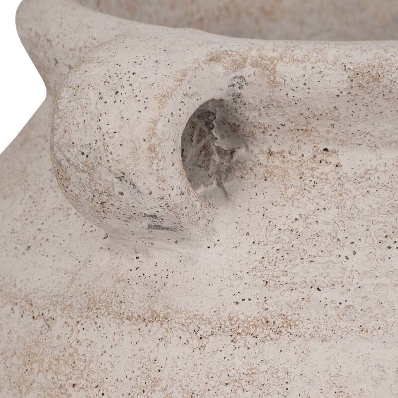 Sagebrook Home Artisan-inspired Ceramic Vase, Exquisite Earthen Variant, Perfect for Home Decor Enthusiasts