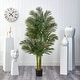 preview thumbnail 3 of 1, 6' Golden Cane Artificial Palm Tree - 6"