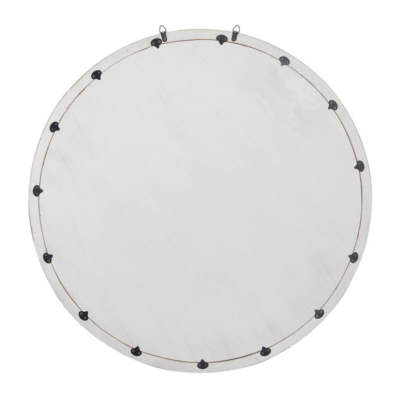 White Wooden Handmade Medallion Geometric Home Wall Decor