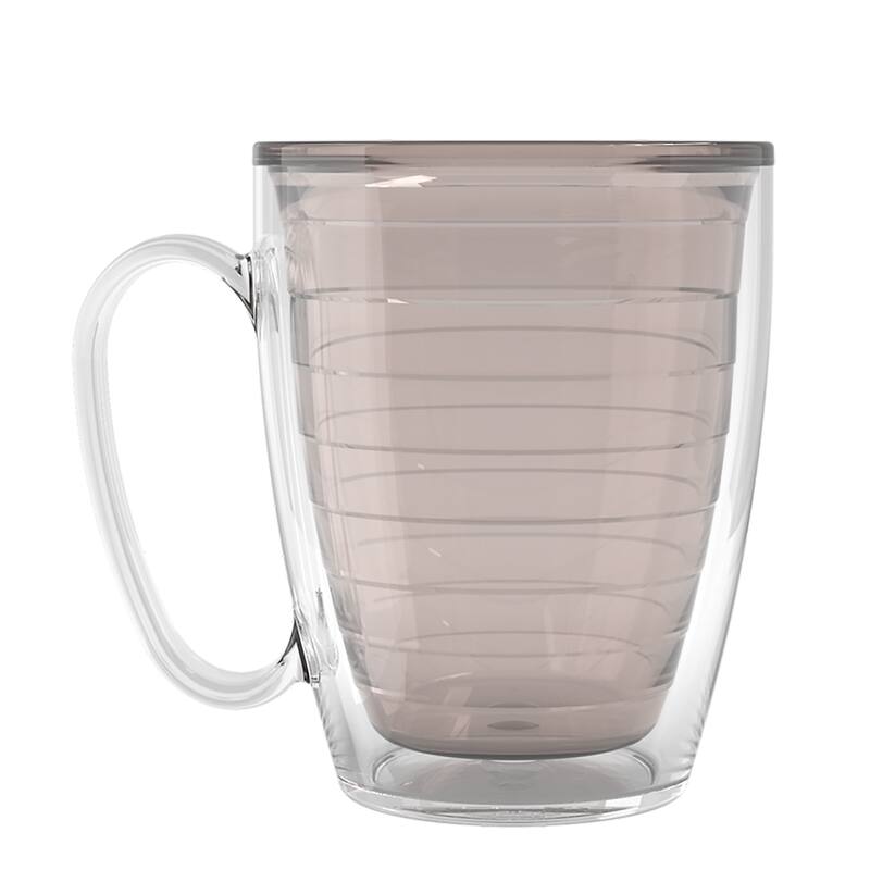 Tervis Clear & Colorful Tabletop Made in USA Double Walled Insulated Travel Tumbler, River Rock - 16oz Mug - 16oz Mug