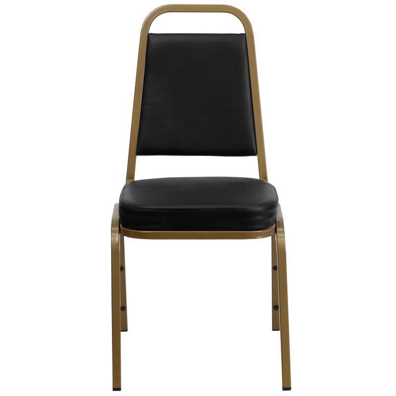 4 Pack Trapezoidal Back Stacking Banquet Chair - 20.25"D x 17.5"W x 36"H