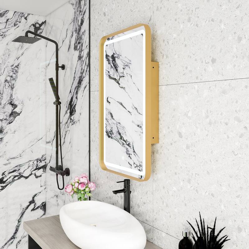 Rectangle Medicine Cabinet Mirror Bathroom Mirror with Storage