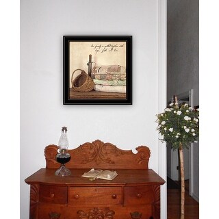 TrendyDecor4U Farmhouse "Quilted Together" Framed Print Wall Art by ...