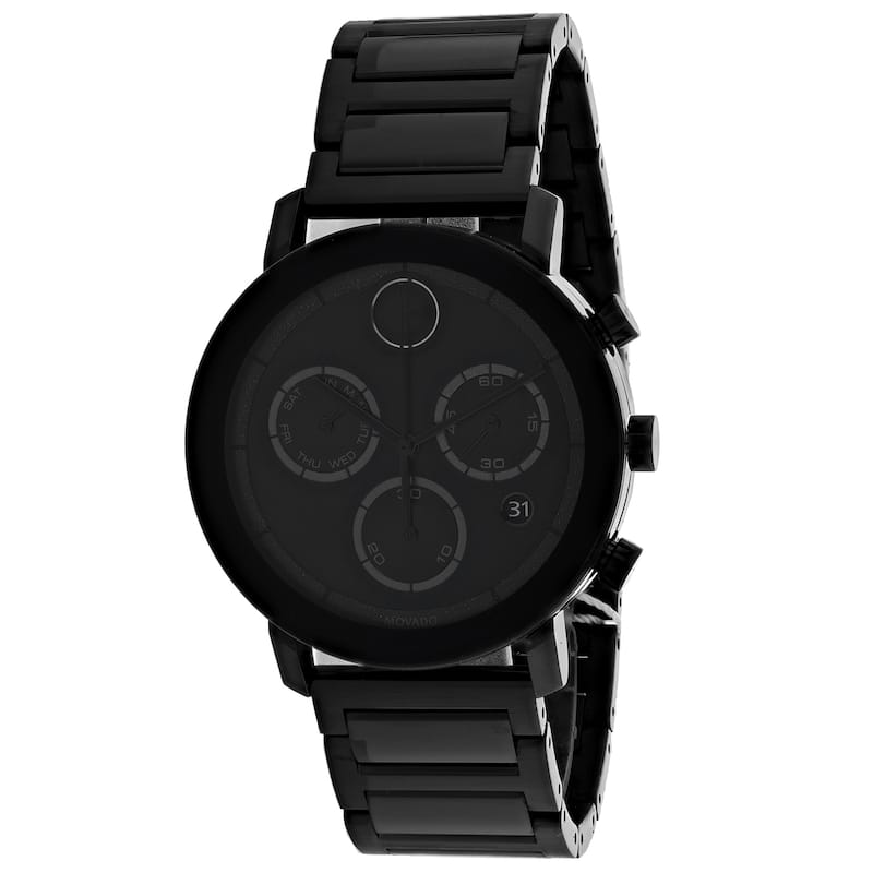 Movado Men's Bold Black Dial Watch - 3600684 - One Size
