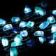 Natural Fluorite Sea Glass Lights 30 LEDs 10ft - Standard