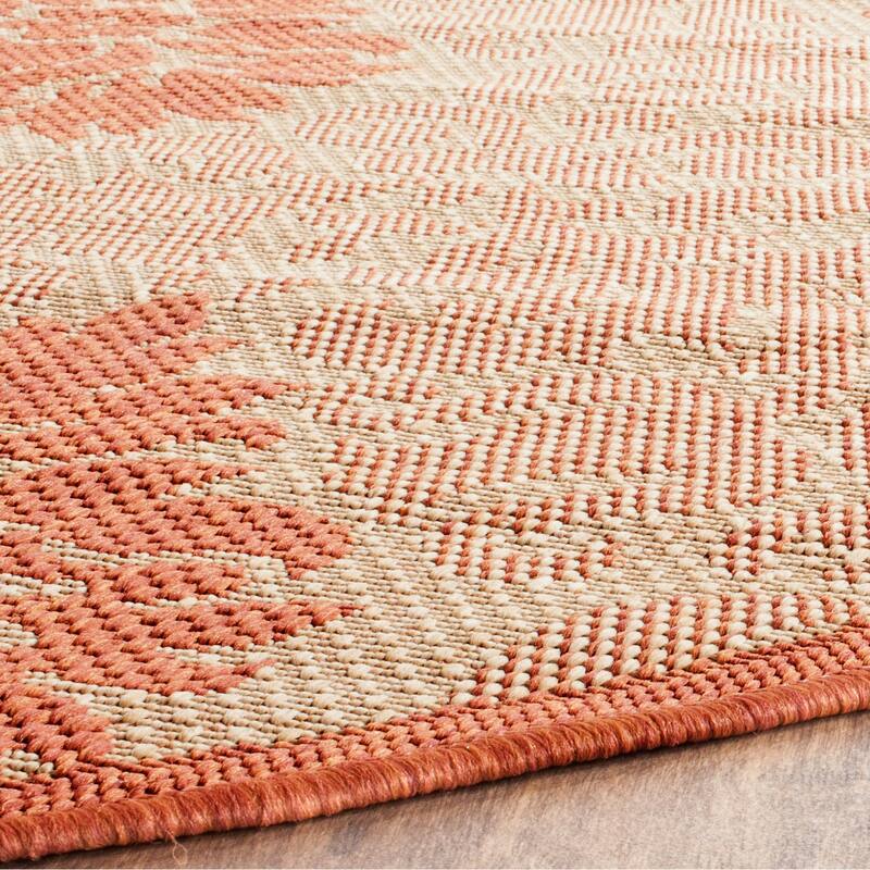 SAFAVIEH Courtyard Willene Boho Indoor/ Outdoor Waterproof Patio Backyard Rug