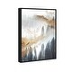 preview thumbnail 3 of 20, Oliver Gal 'Yali Majestic' Abstract Wall Art Framed Canvas Print Paint - Brown, Gray