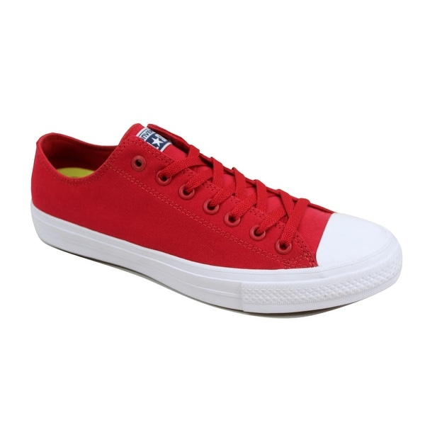 red converse ox