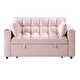 preview thumbnail 7 of 10, Velvet 58" Multi-functional Sofa Bed with Cup Holder and USB Port for Living Room or Apartments