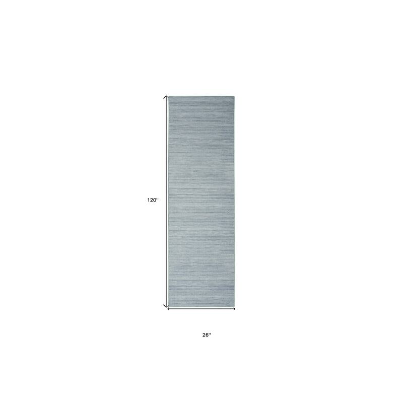 HomeRoots Abstract Modern Runner Area Rug - 120.00 in. x 26.00 in. x 0.25 in.