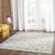 preview thumbnail 7 of 29, Martha Stewart by SAFAVIEH Square Dance Wool/ Banana Silk Rug