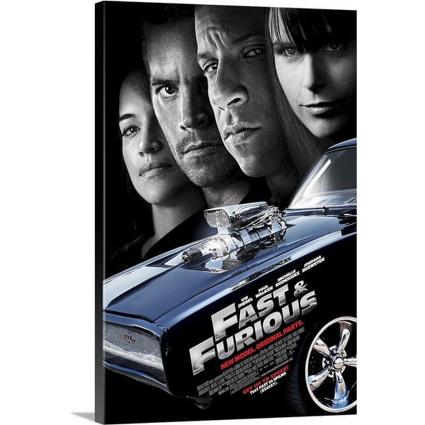 Shop Fast And Furious 4 2009 Canvas Wall Art Overstock 24138287