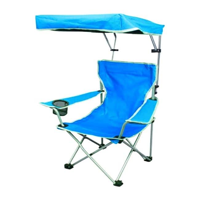 Quik Shade Adjustable Blue Canopy Folding Kid's Chair