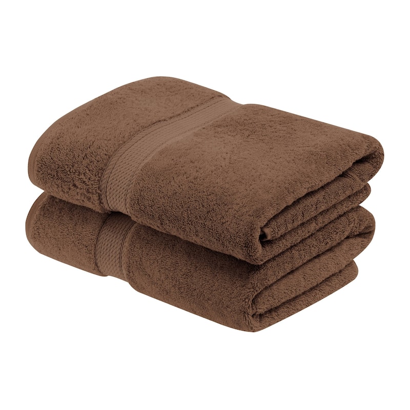 Superior Egyptian Cotton Pile Heavyweight Bath Towel Set of 2